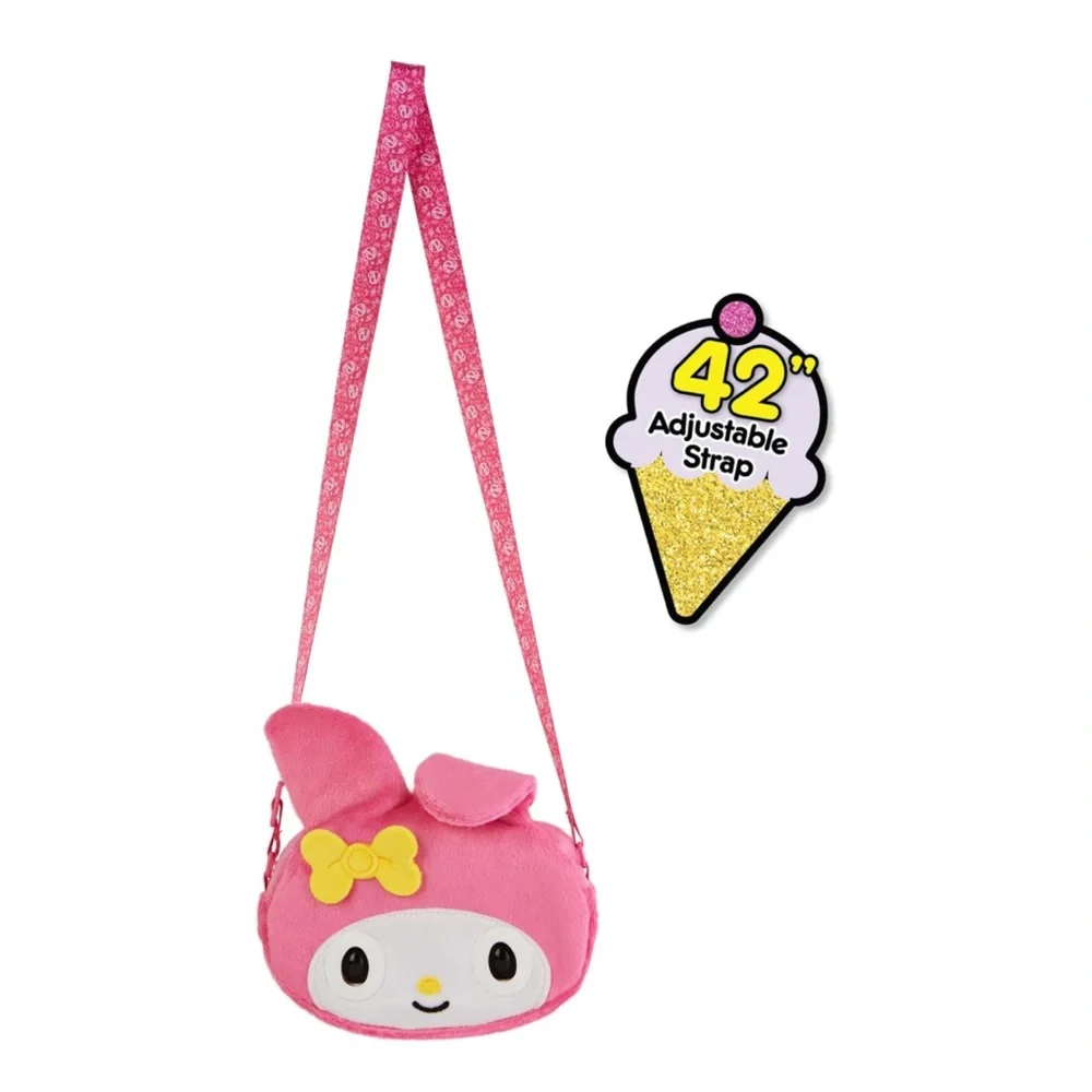 Sanrio My Melody Interactive Pet Toy & Plush Crossbody Purse Bag